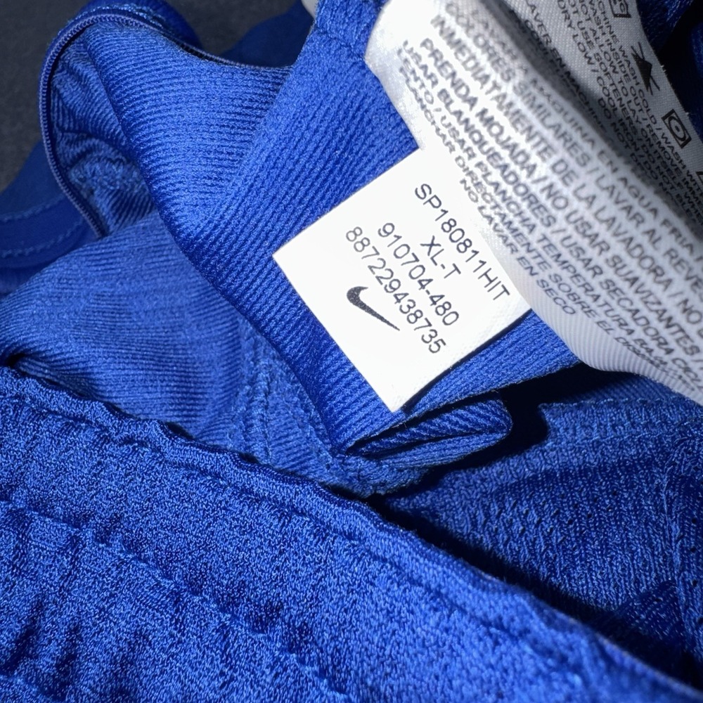 Nike Dry HBR Basketball Shorts Mens XLT Blue Dri Fit Big Swoosh 910704-480 Baggy - Picture 6 of 9